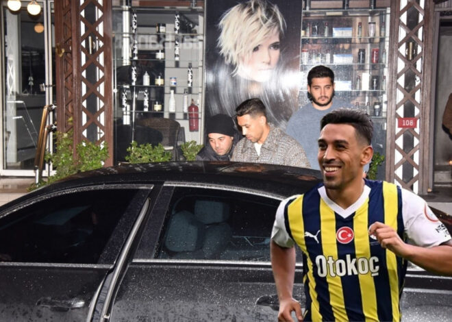 Sakatlığı nedeniyle kadroda yer almayan Fenerbahçeli yıldız İrfan Can Kahveci, Etiler turuna çıktı